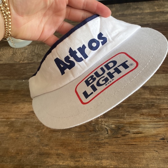 Vintage Houston Astros x Bud Light Visor - Picture 2 of 5
